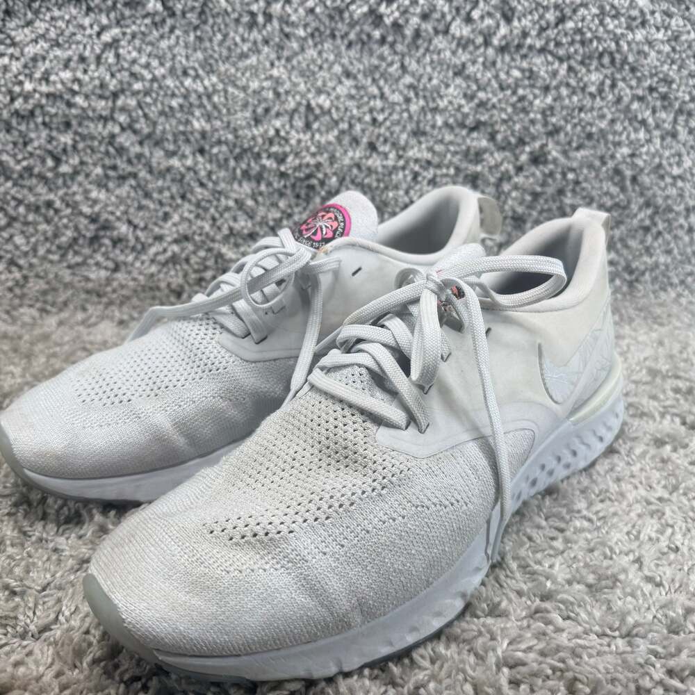Nike Odyssey React 2 Running Shoes Pure Platinum AT9975-001 Men's Size 11